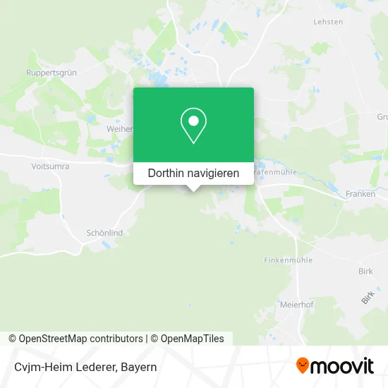 Cvjm-Heim Lederer Karte