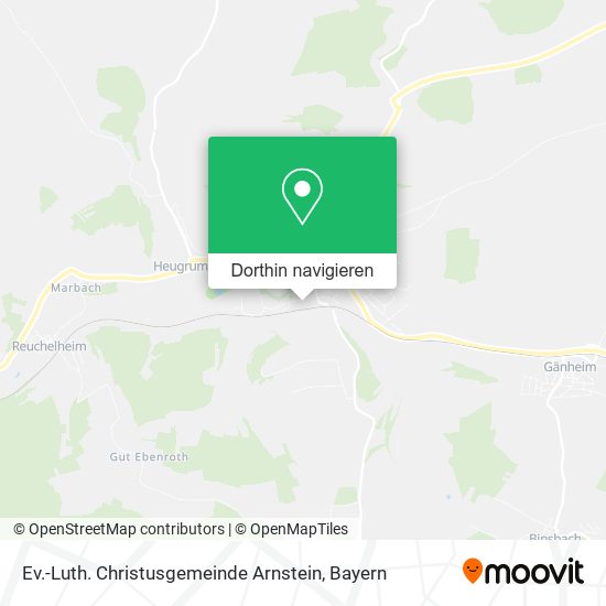 Ev.-Luth. Christusgemeinde Arnstein Karte
