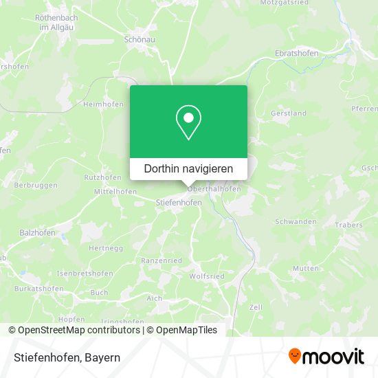 Stiefenhofen Karte