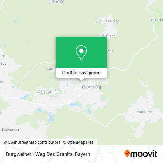 Burgweiher - Weg Des Granits Karte