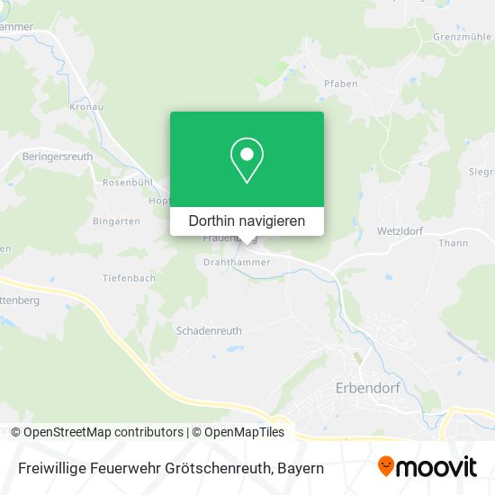 Freiwillige Feuerwehr Grötschenreuth Karte