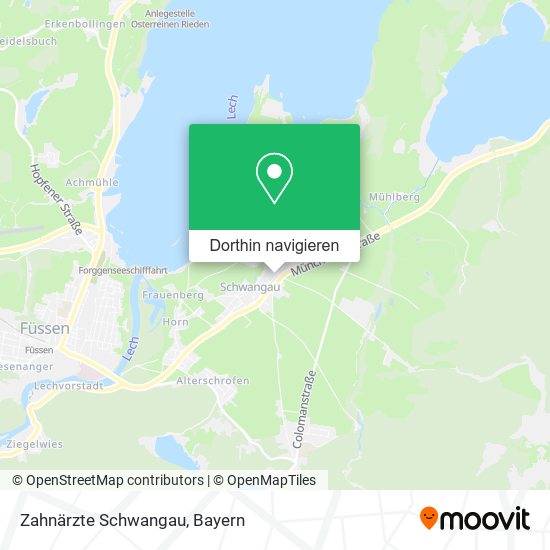 Zahnärzte Schwangau Karte