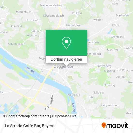 La Strada Caffe Bar Karte