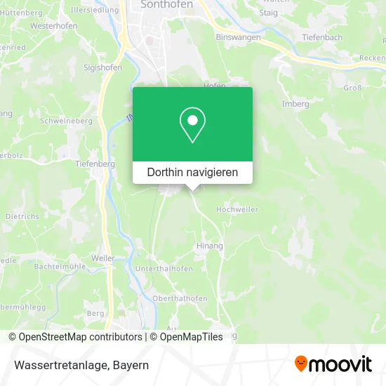 Wassertretanlage Karte