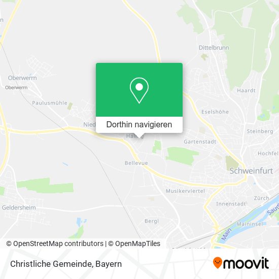 Christliche Gemeinde Karte