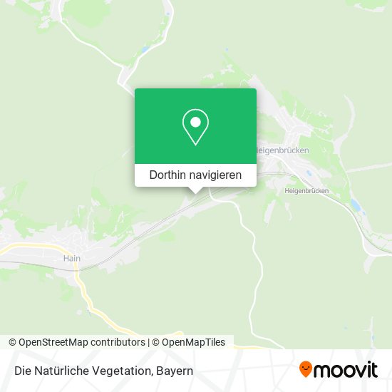 Die Natürliche Vegetation Karte