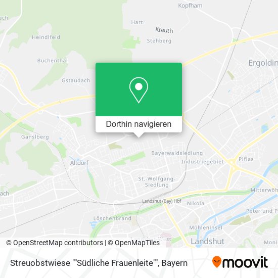 Streuobstwiese ""Südliche Frauenleite"" Karte