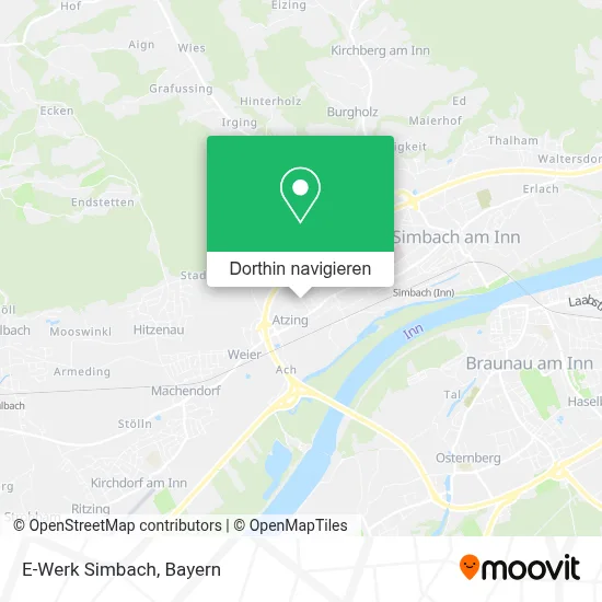 E-Werk Simbach Karte