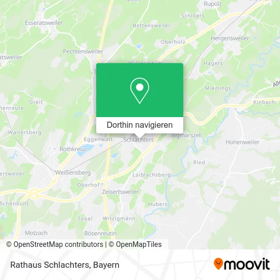 Rathaus Schlachters Karte