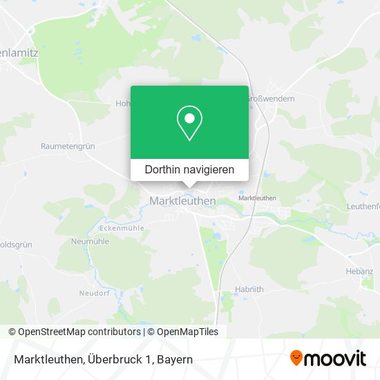 Marktleuthen, Überbruck 1 Karte