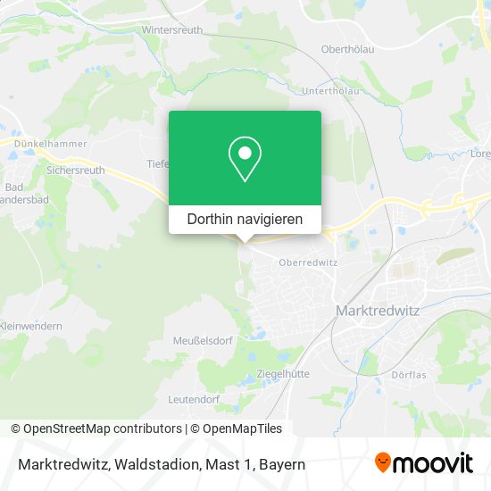 Marktredwitz, Waldstadion, Mast 1 Karte