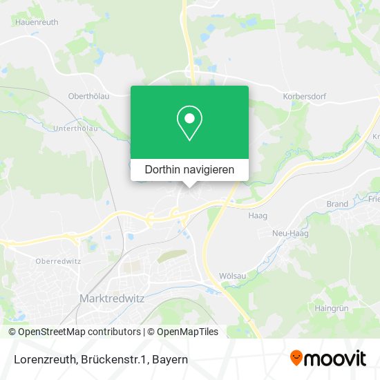 Lorenzreuth, Brückenstr.1 Karte