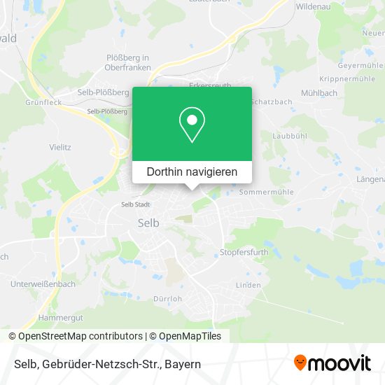 Selb, Gebrüder-Netzsch-Str. Karte