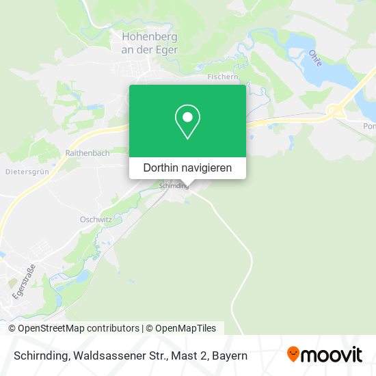Schirnding, Waldsassener Str., Mast 2 Karte