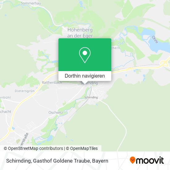 Schirnding, Gasthof Goldene Traube Karte
