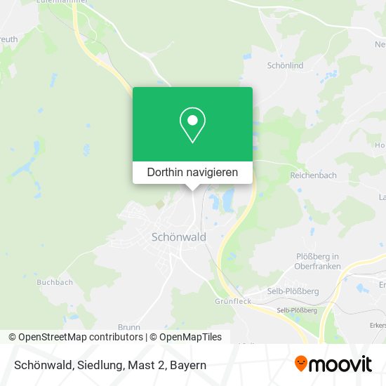 Schönwald, Siedlung, Mast 2 Karte