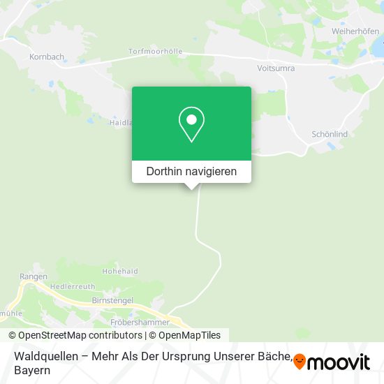 Waldquellen – Mehr Als Der Ursprung Unserer Bäche Karte
