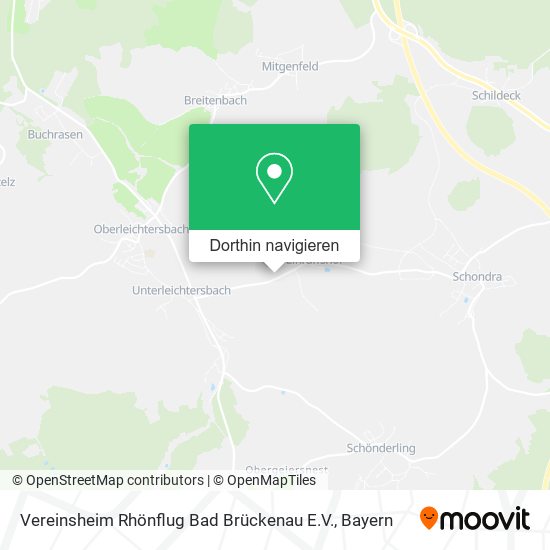 Vereinsheim Rhönflug Bad Brückenau E.V. Karte