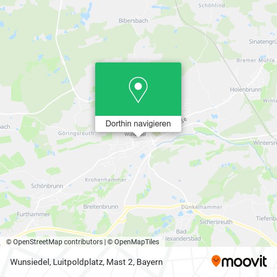 Wunsiedel, Luitpoldplatz, Mast 2 Karte