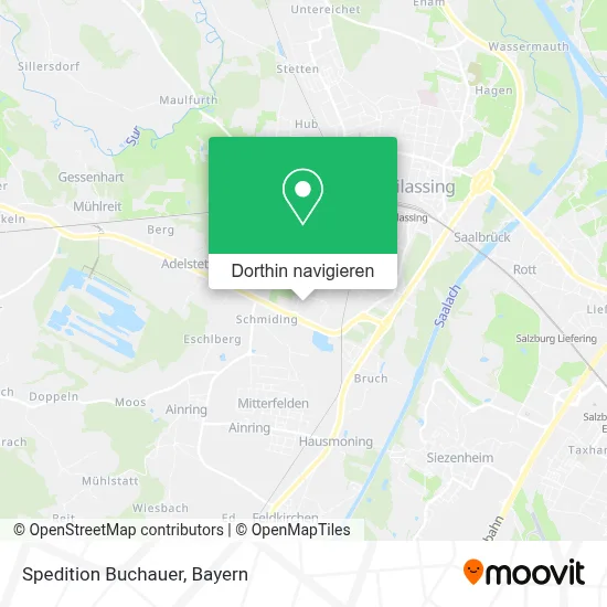 Spedition Buchauer Karte