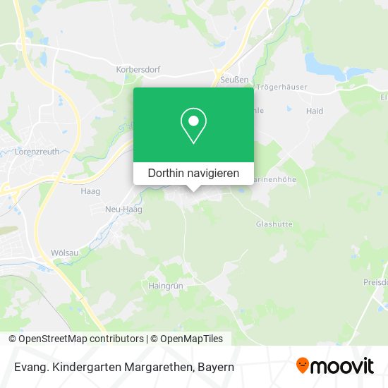 Evang. Kindergarten Margarethen Karte