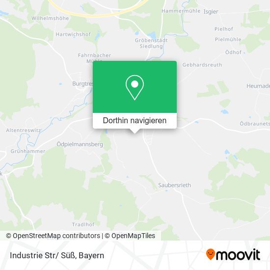 Industrie Str/ Süß Karte