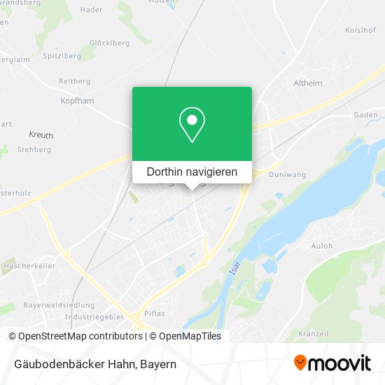 Gäubodenbäcker Hahn Karte