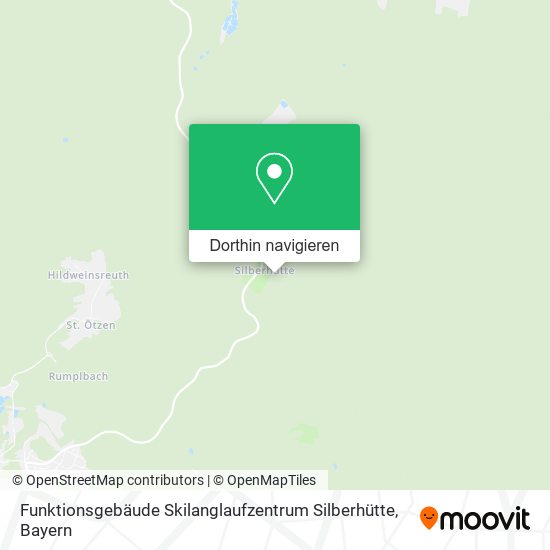 Funktionsgebäude Skilanglaufzentrum Silberhütte Karte