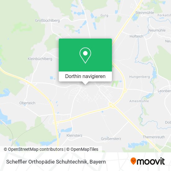 Scheffler Orthopädie Schuhtechnik Karte