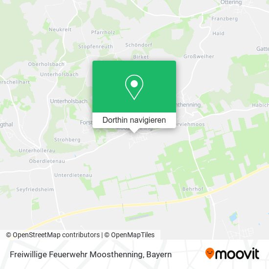 Freiwillige Feuerwehr Moosthenning Karte