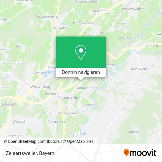 Zeisertsweiler Karte