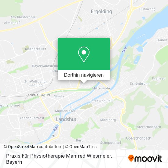 Praxis Für Physiotherapie Manfred Wiesmeier Karte