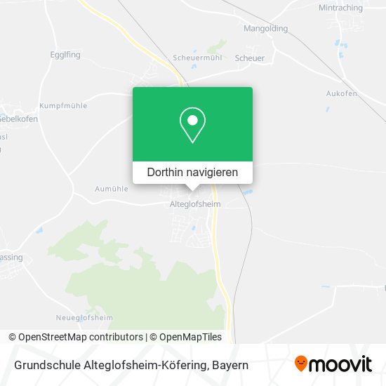 Grundschule Alteglofsheim-Köfering Karte