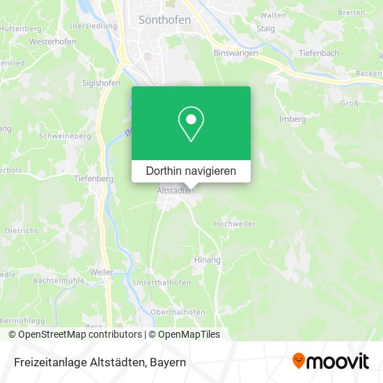 Freizeitanlage Altstädten Karte
