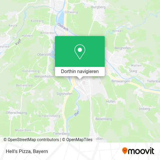 Hell's Pizza Karte