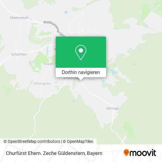 Churfürst Ehem. Zeche Güldenstern Karte