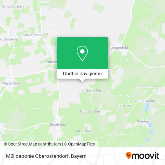 Mülldeponie Oberostendorf Karte