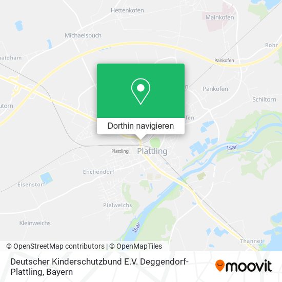 Deutscher Kinderschutzbund E.V. Deggendorf-Plattling Karte