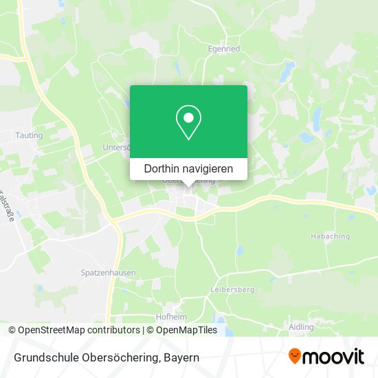 Grundschule Obersöchering Karte