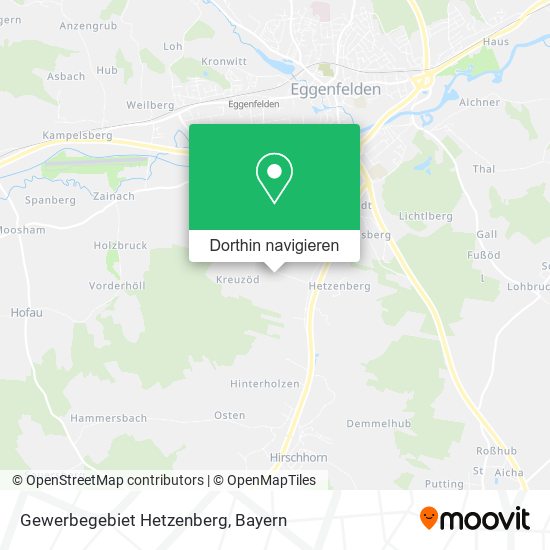 Gewerbegebiet Hetzenberg Karte