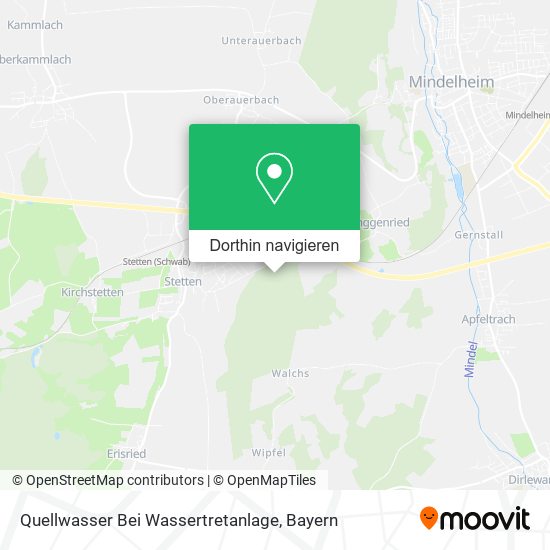 Quellwasser Bei Wassertretanlage Karte