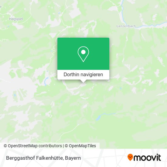 Berggasthof Falkenhütte Karte