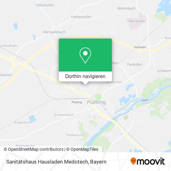 Sanitätshaus Hausladen Medotech Karte
