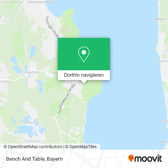 Bench And Table Karte