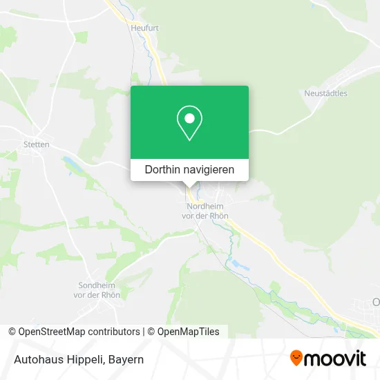 Autohaus Hippeli Karte