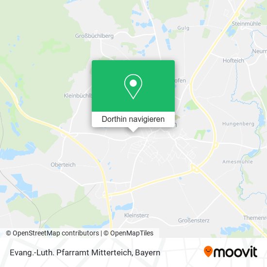 Evang.-Luth. Pfarramt Mitterteich Karte