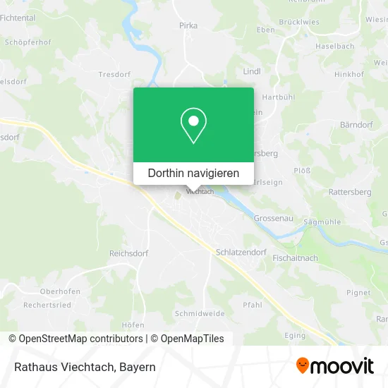 Rathaus Viechtach Karte