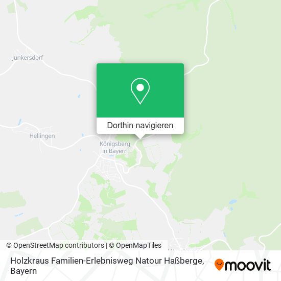 Holzkraus Familien-Erlebnisweg Natour Haßberge Karte
