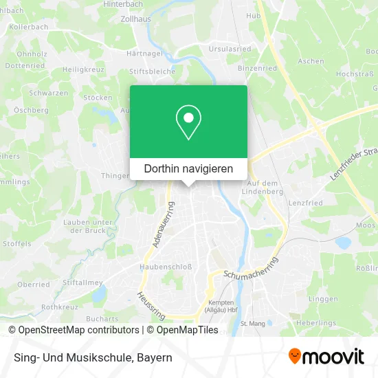 Sing- Und Musikschule Karte