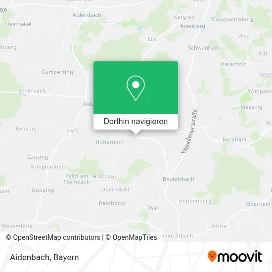 Aidenbach Karte